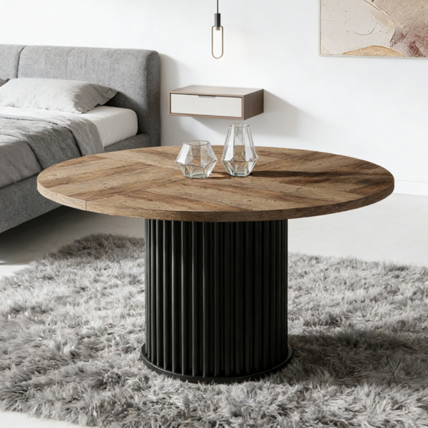 Round Dining Table (Only Dining Table)_voghion.com