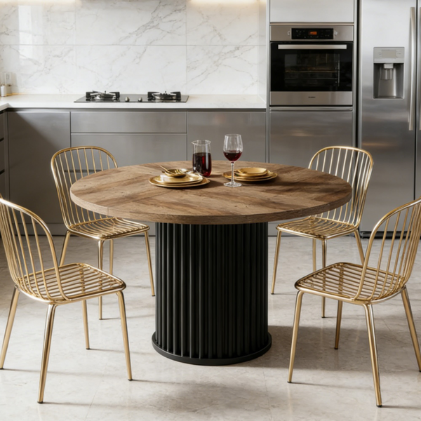 Round Dining Table (Only Dining Table)_voghion.com