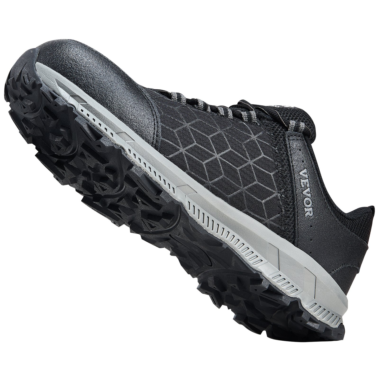 lightweight safety shoes black athletic style industrial use