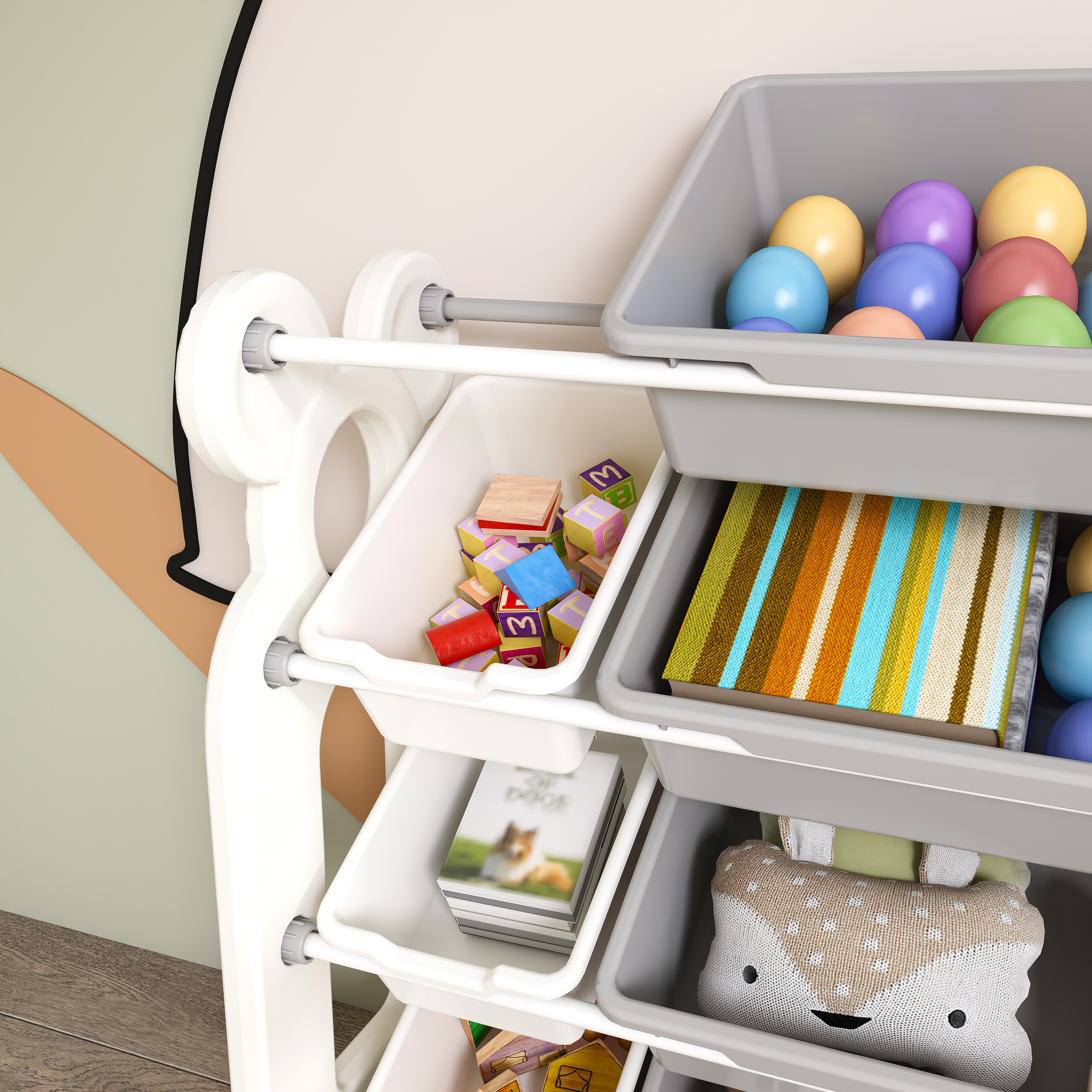 Kids Toy Storage Organizer With 12 Bins view 5