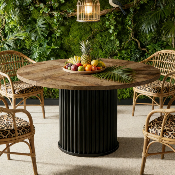 Round Dining Table (Only Dining Table)_voghion.com