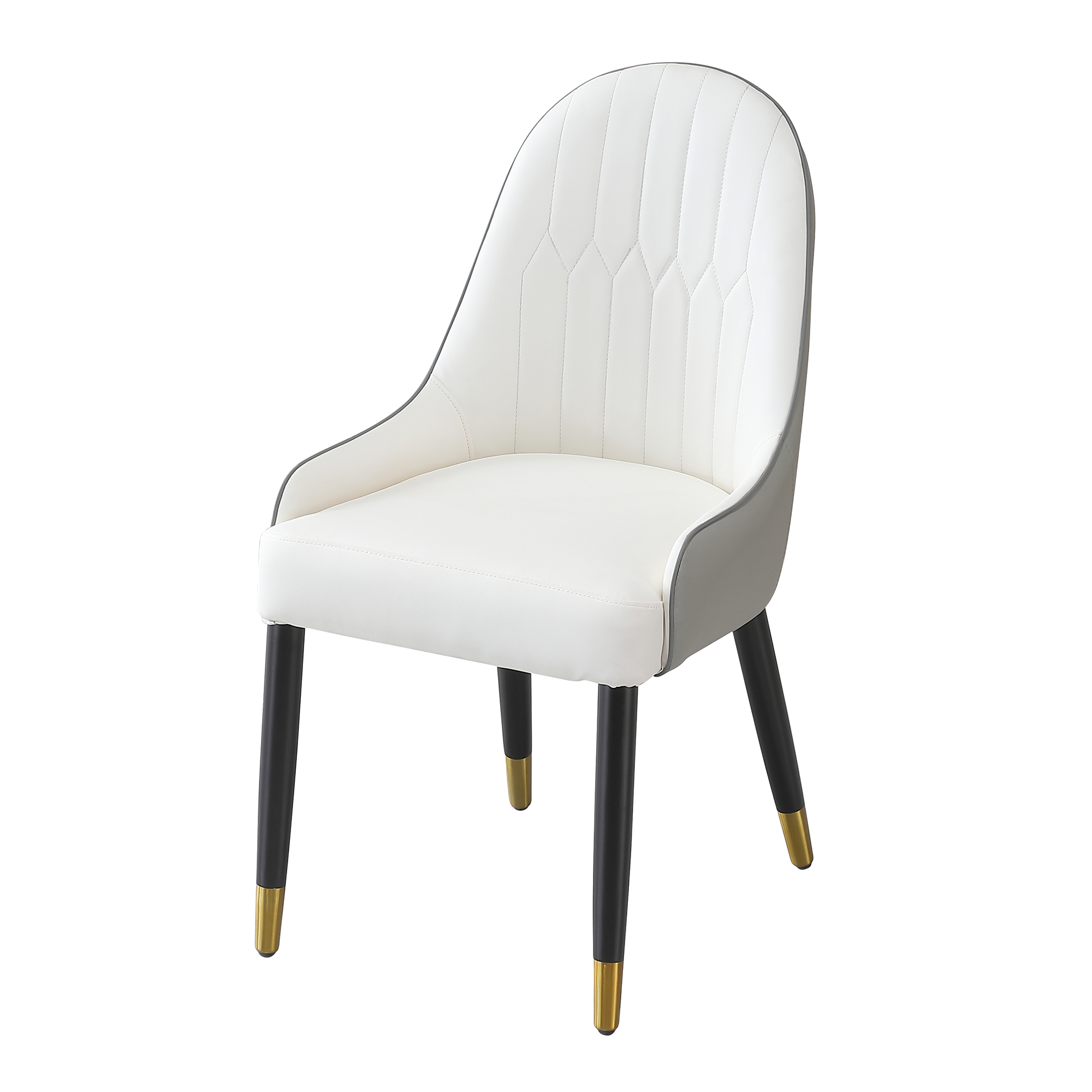 Modern Dining Chairs With Metal Legs Set Of 2 For Dining Room_voghion.com