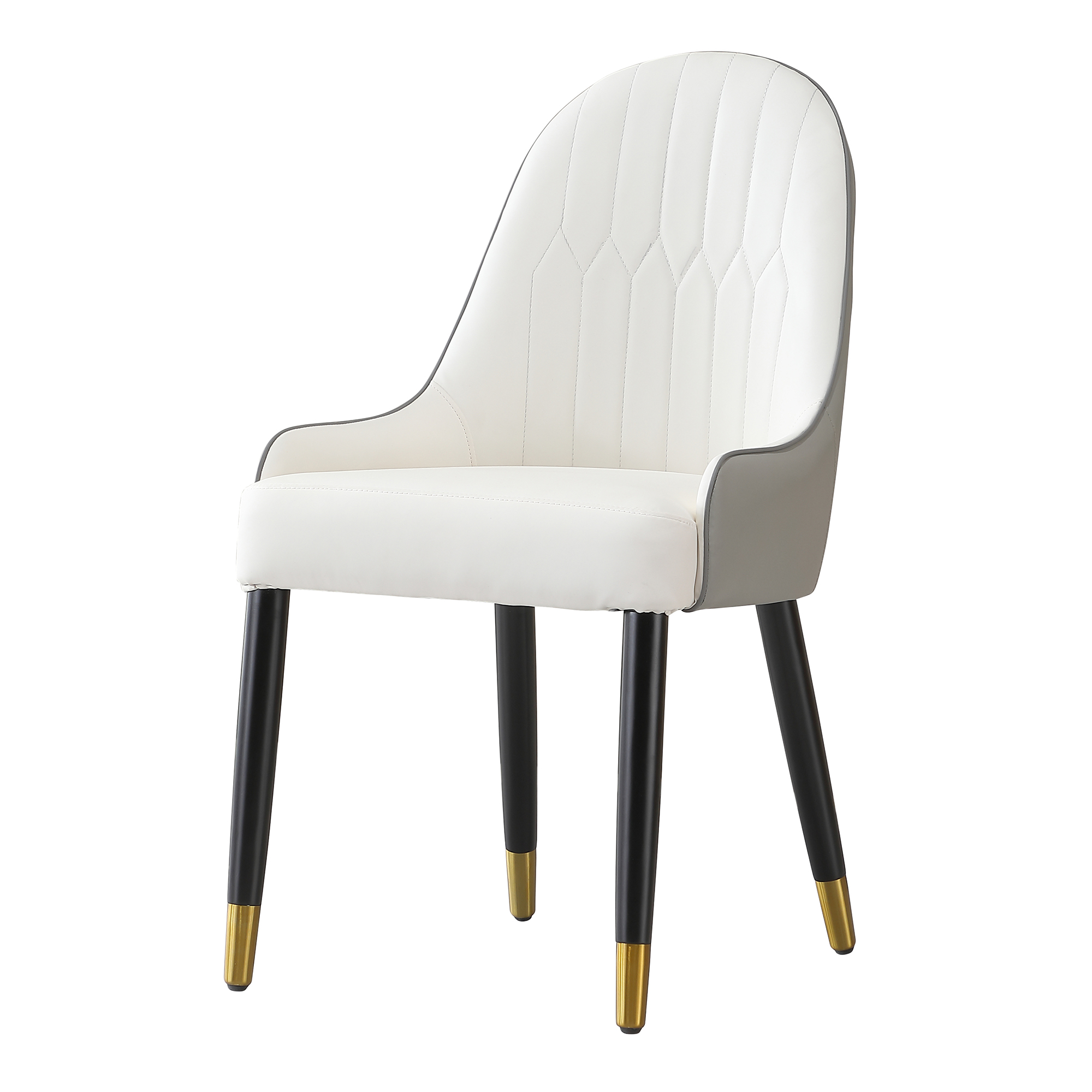 Modern Dining Chairs With Metal Legs Set Of 2 For Dining Room_voghion.com
