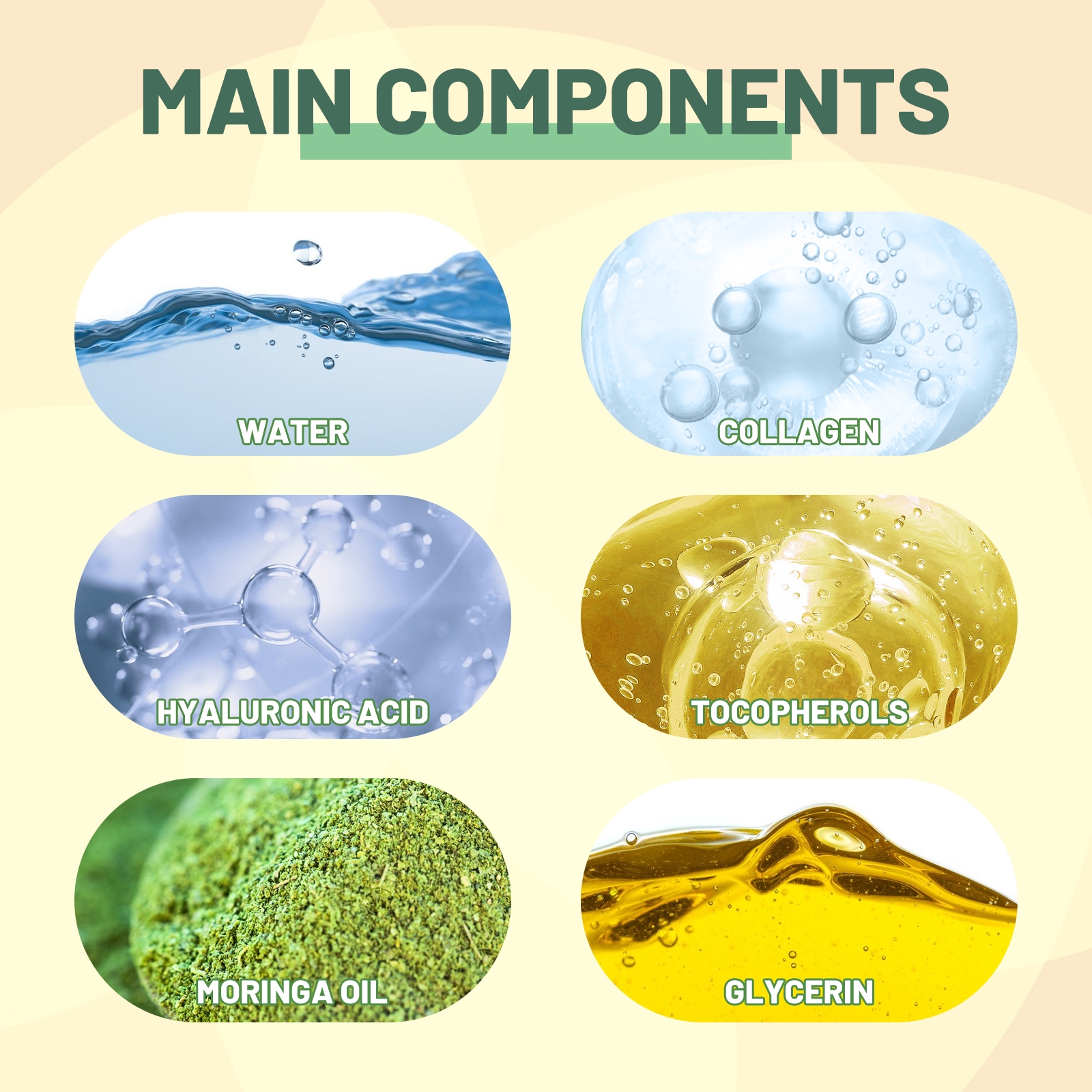 Collagen lift body oil for slimming