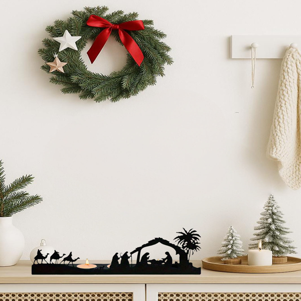 CIFbuy Modern Minimalist Iron Elk Antler Candle Holders Set Of 2 For Home Decor (TikTok, Temu Pick-up Service)