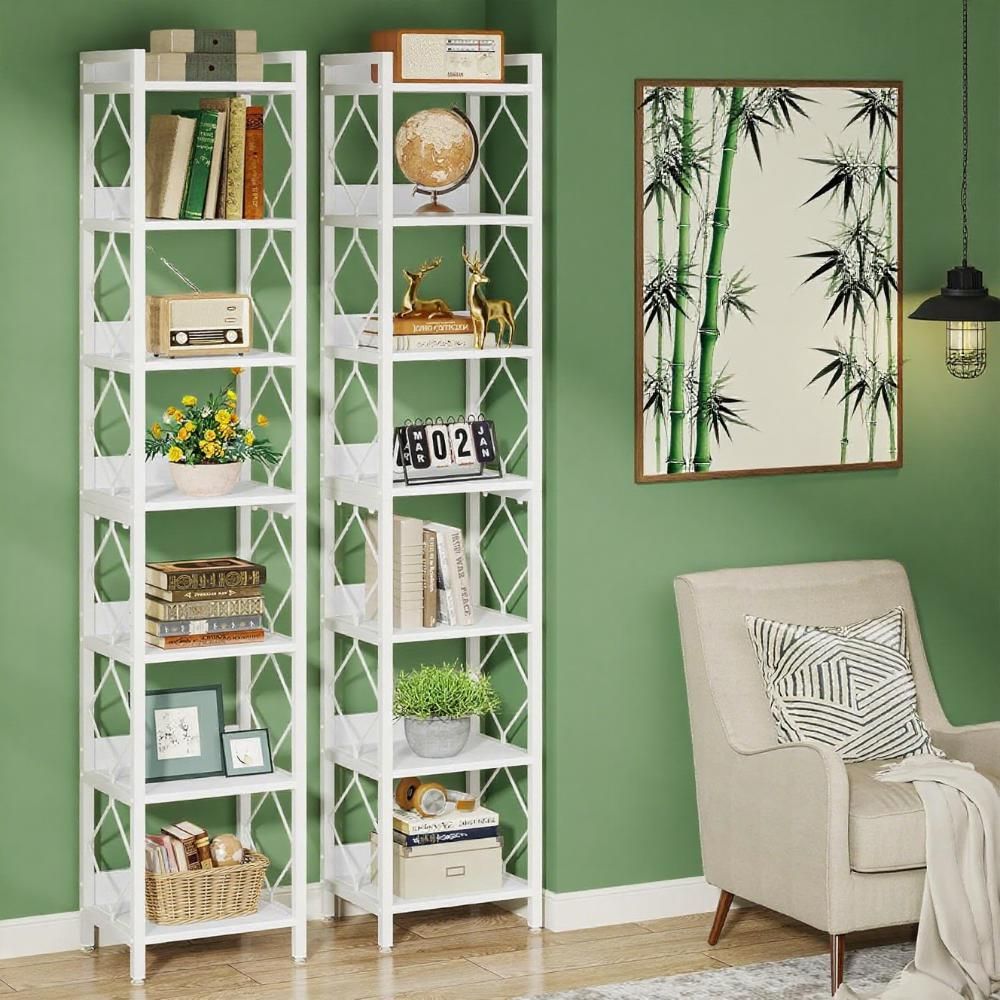7-Tier Corner Bookshelf