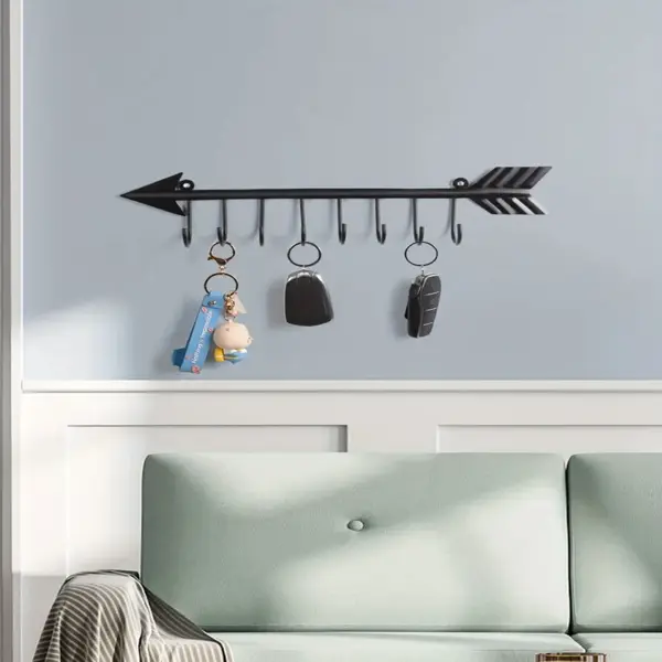 CIFbuy Modern Bow Arrow Wall Hooks Space Saving Entryway Coat Rack Hat Hanger For Hallway Bedroom Organization(TikTok, Temu Pick-up Service)