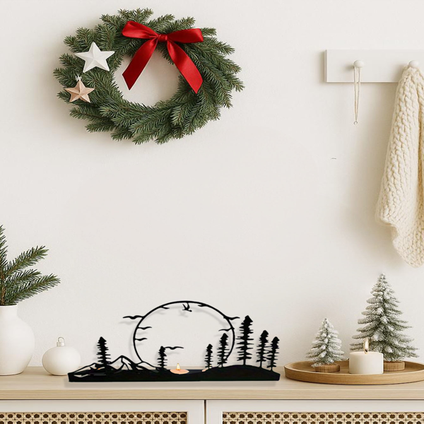 CIFbuy Modern Antler Candle Holders Set Of 2 Rustic Farmhouse Decor Centerpiece(TikTok, Temu Pick-up Service)