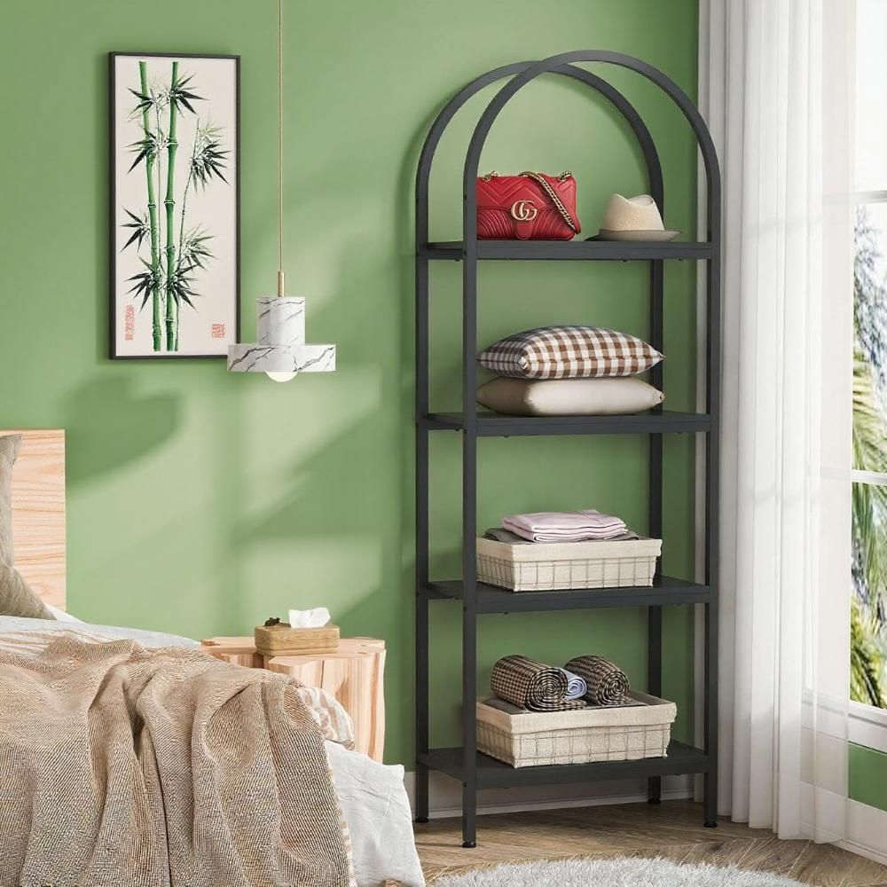 4-Tier Wood Bookshelf