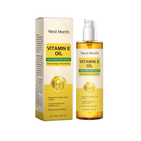 west month vitamin e body oil deeply nourishes hair nails skin body care