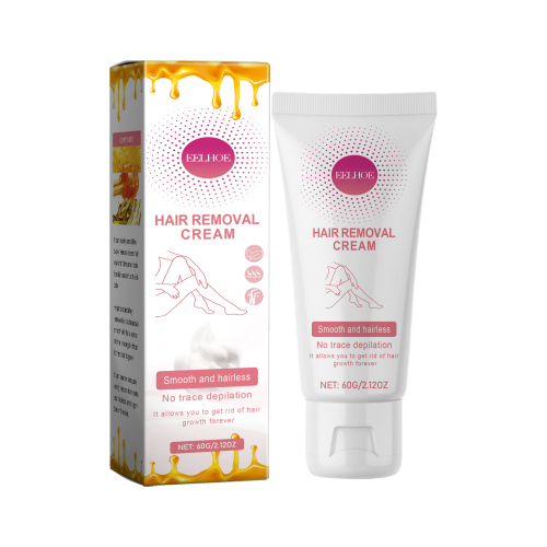 EELHOE Hair Removal Cream, Gentle Depilatory Facial Lip Body Smooth And Delicate Moisturizing Refreshing Depilatory Cream