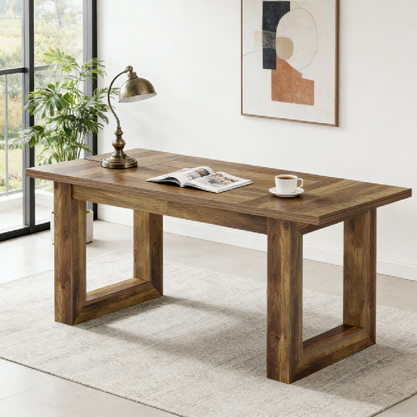 Industrial Minimalist Office Desk - Image 2 of 6