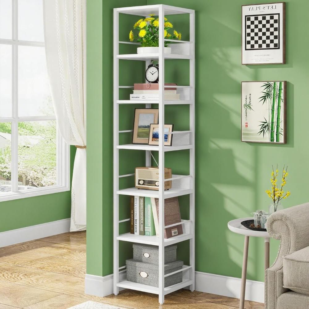 6-Tier Corner Bookshelf