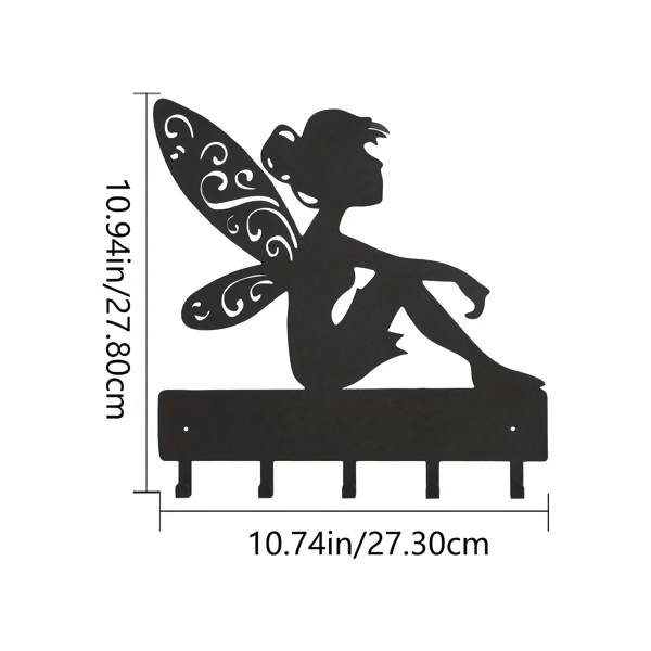 CIFbuy Enchanted Fantasy Wall Hook Key Holder Entryway Organizer Wall Decor (TikTok, Temu Pick-up Service)