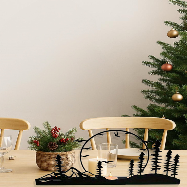 CIFbuy Modern Antler Candle Holders Set Of 2 Rustic Farmhouse Decor Centerpiece(TikTok, Temu Pick-up Service)