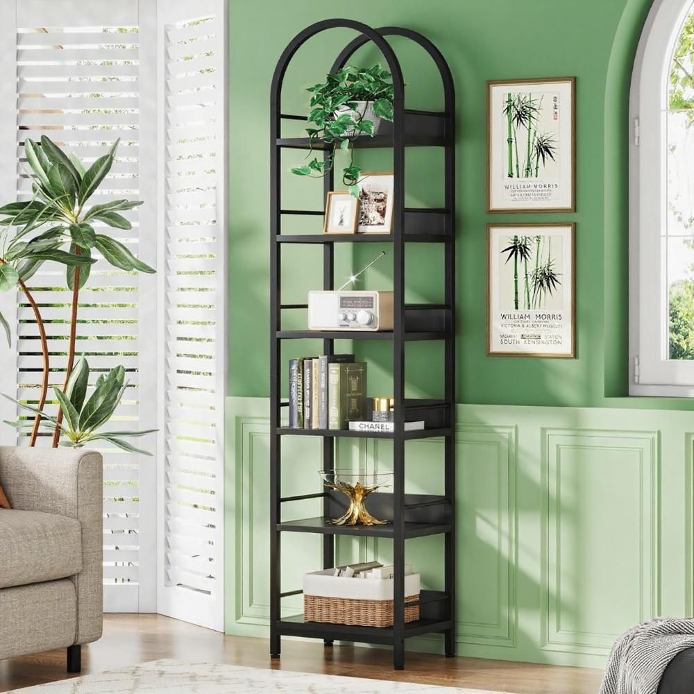 Arched 6-Tier Bookshelf, picture 2 of 4