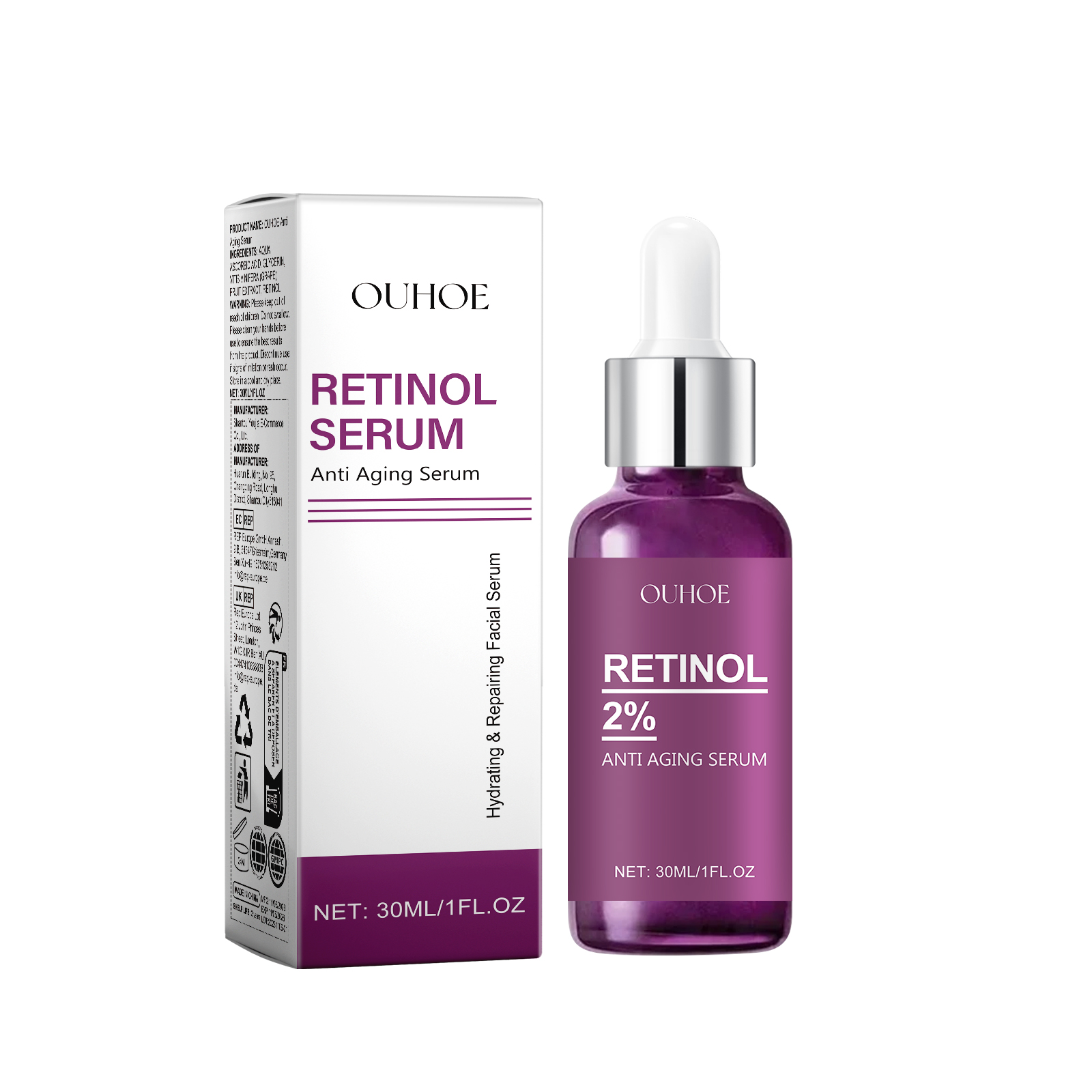 Fine Lines And Anti-Wrinkle Skin Care  IMPROVE YOUR SKIN OUHOE Grape Fruit Essen