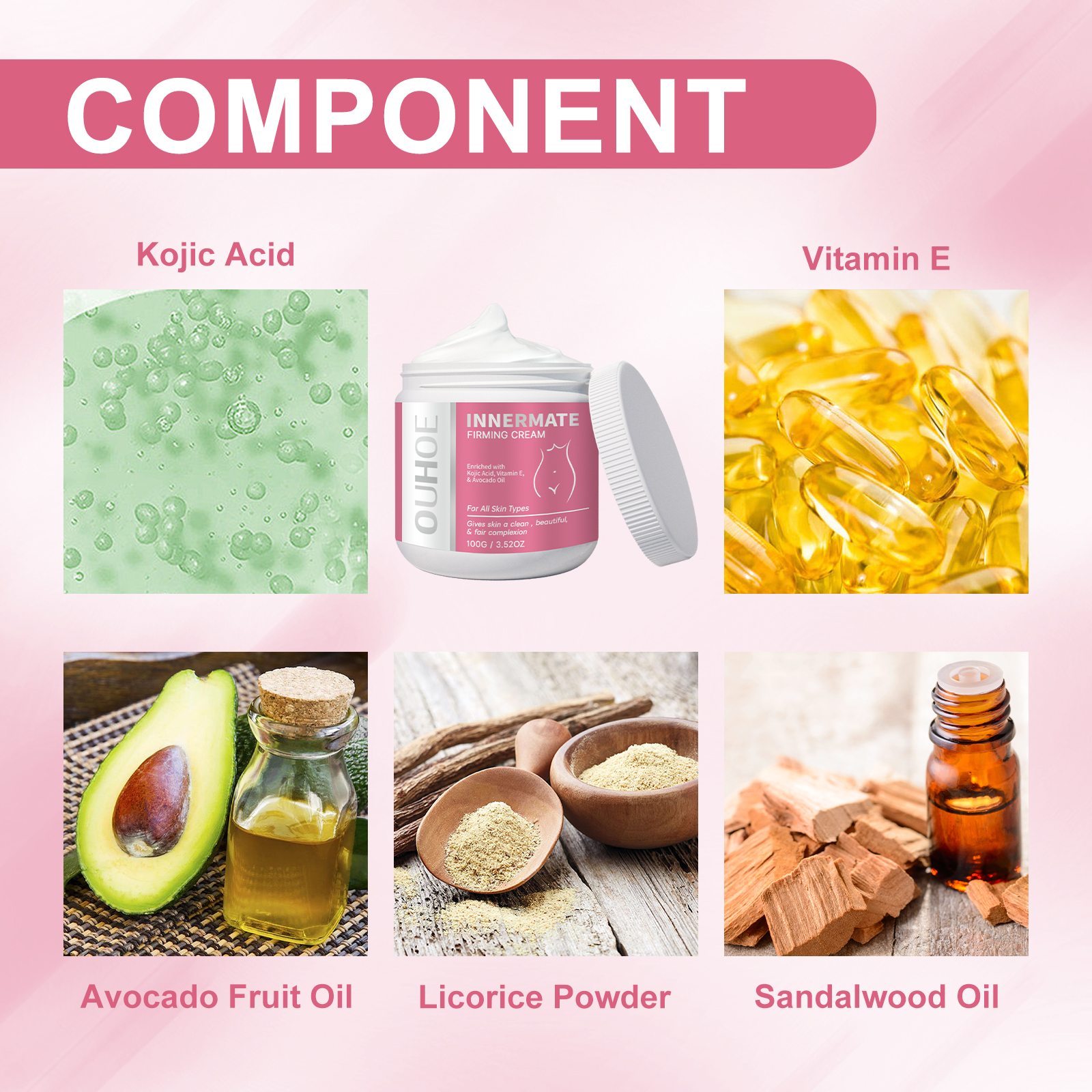 OUHOE Innermate Firming Cream ingredients