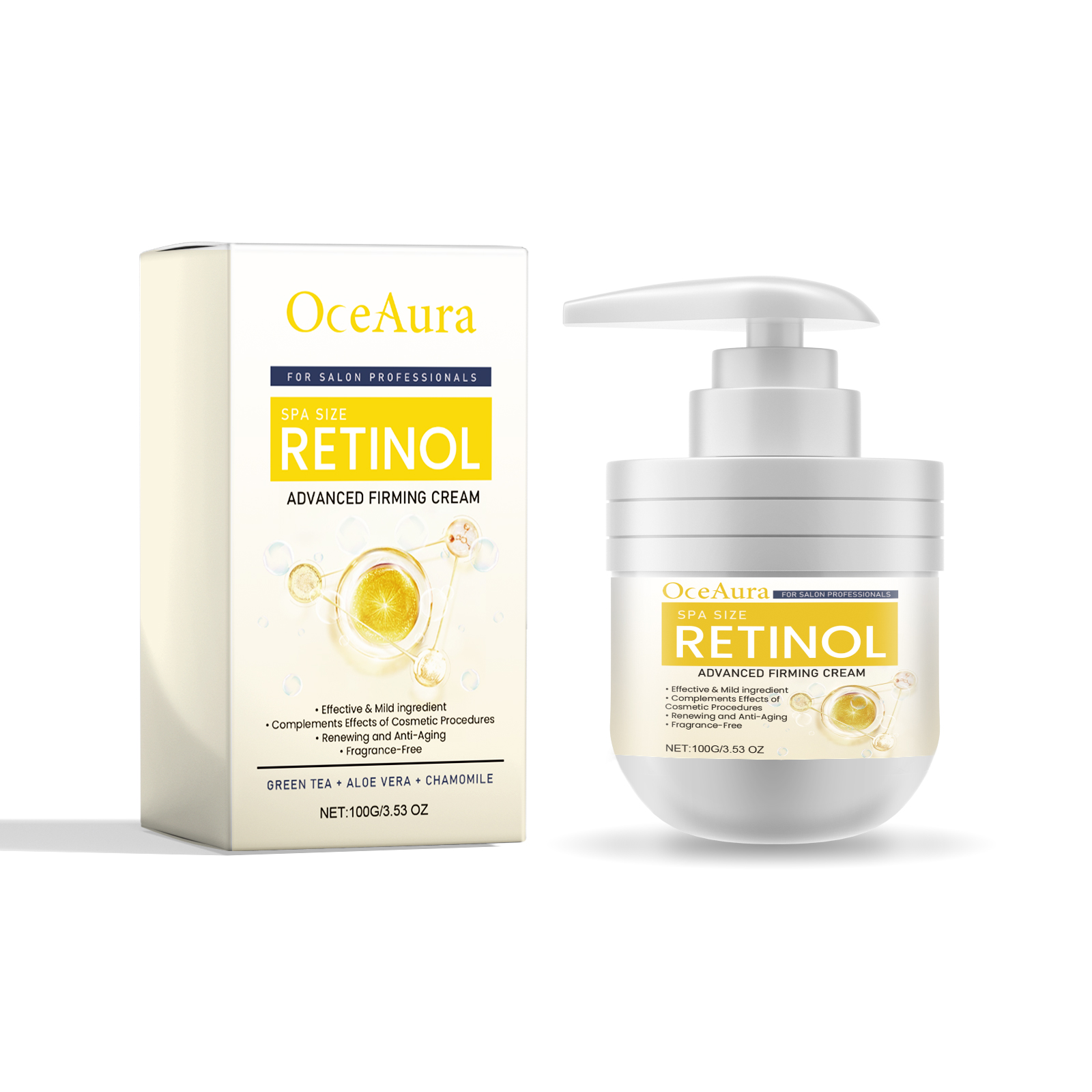 OceAura Retinol Advanced Firming Cream, Hydrating And Rejuvenating Brightening Body Smooth Anti-Wrinkle Body Lotion For Skin_voghion.com