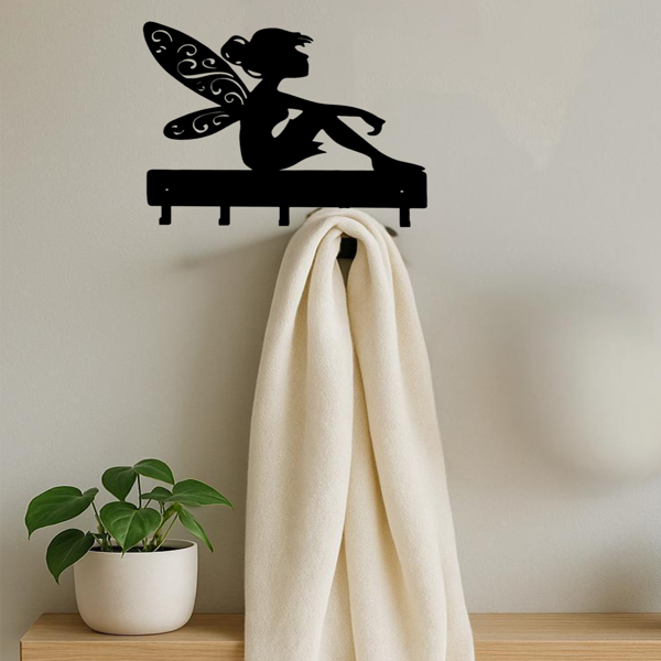CIFbuy Enchanted Fantasy Wall Hook Key Holder Entryway Organizer Wall Decor (TikTok, Temu Pick-up Service)