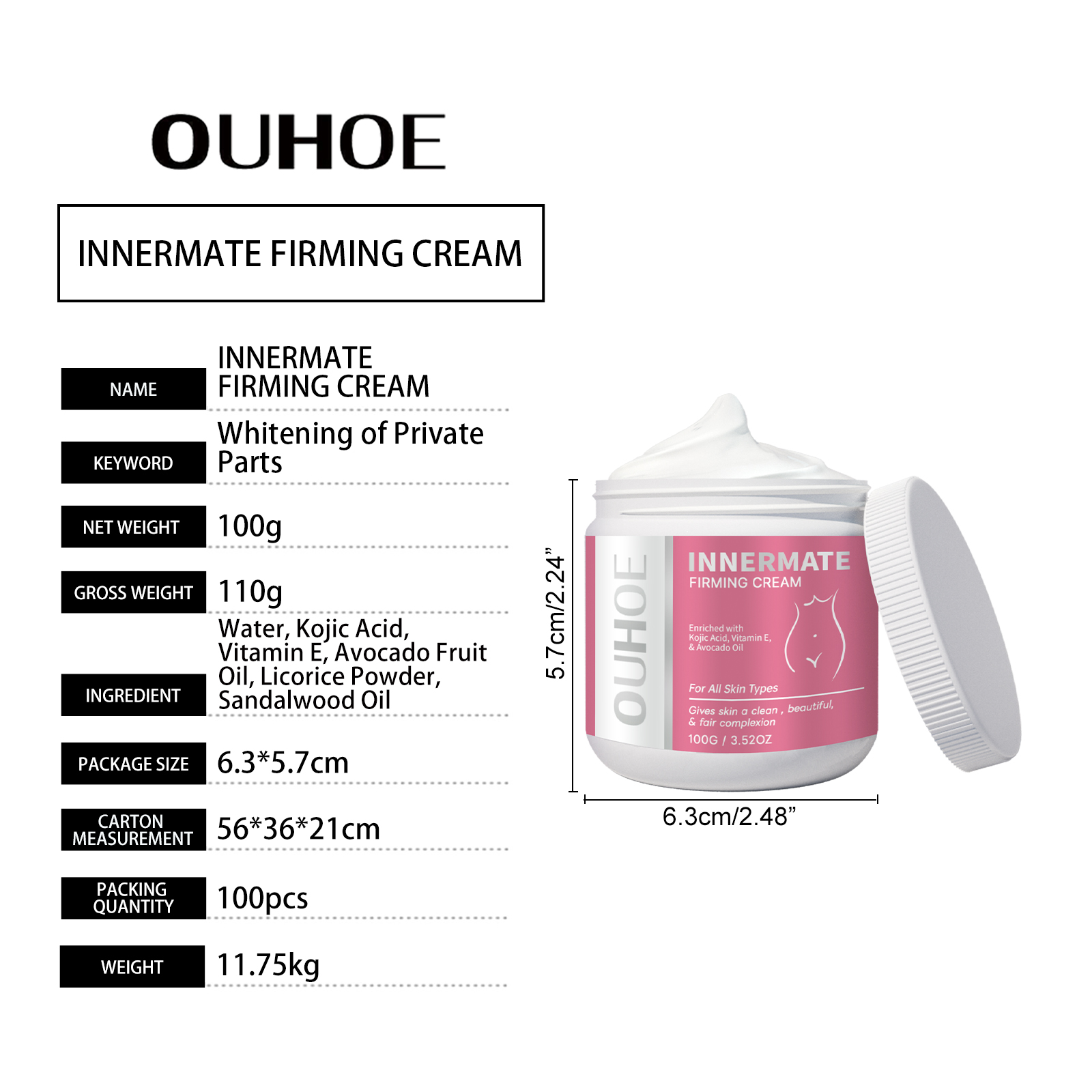 Where to buy OUHOE Innermate Firming Cream