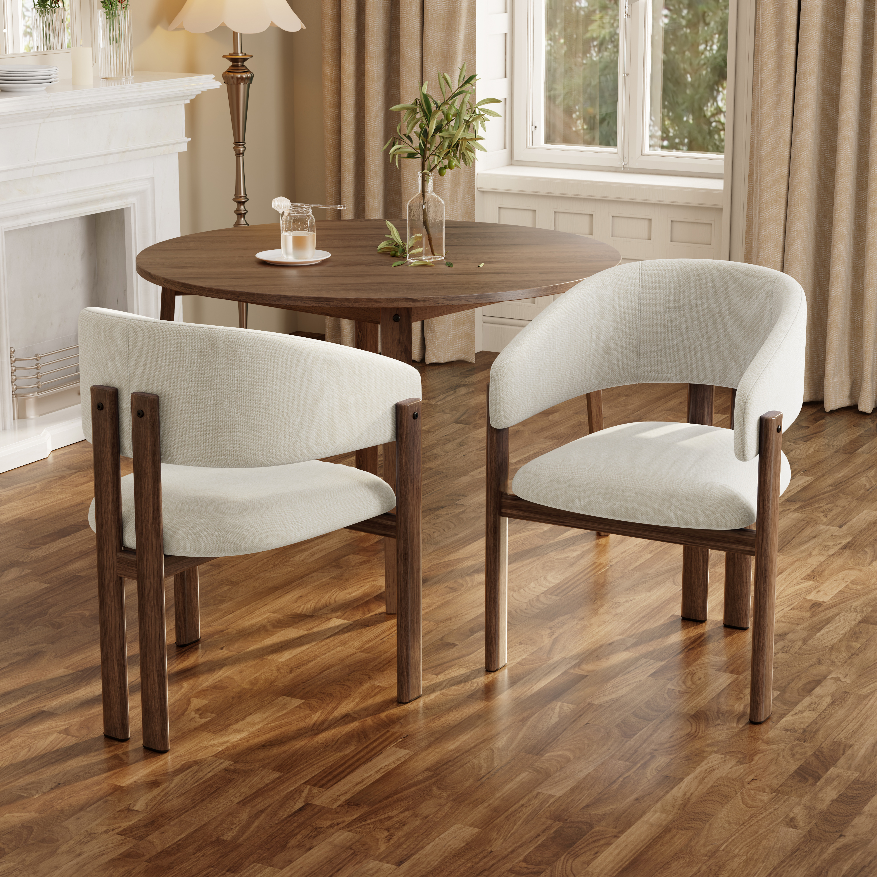Set Of 4, Metal Chairs, Dining Suitable For Homes, Restaurants, Living Rooms — image 3
