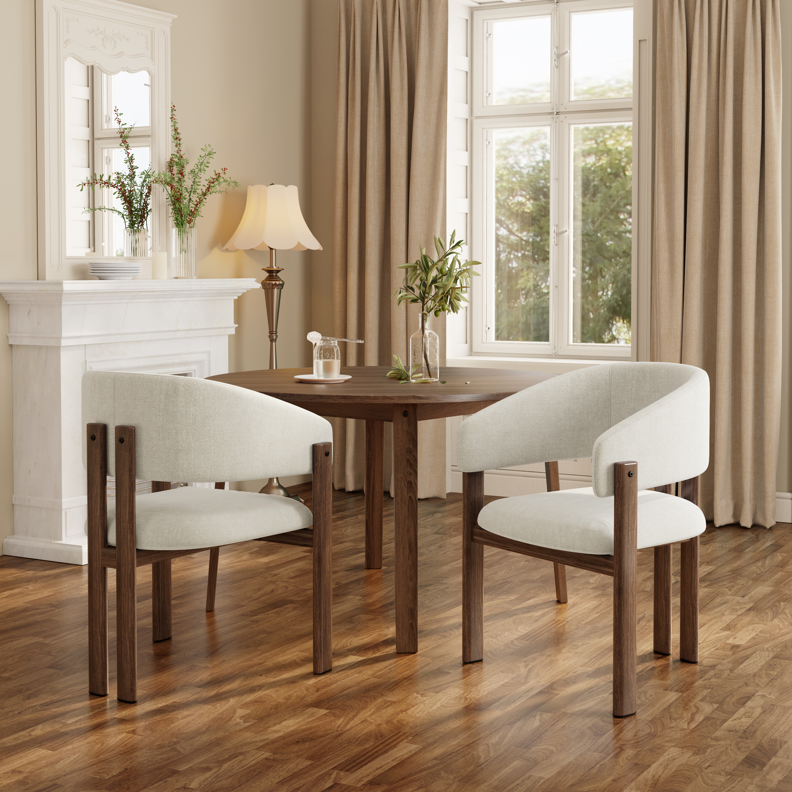 Set Of 4, Metal Chairs, Dining Suitable For Homes, Restaurants, Living Rooms — image 2