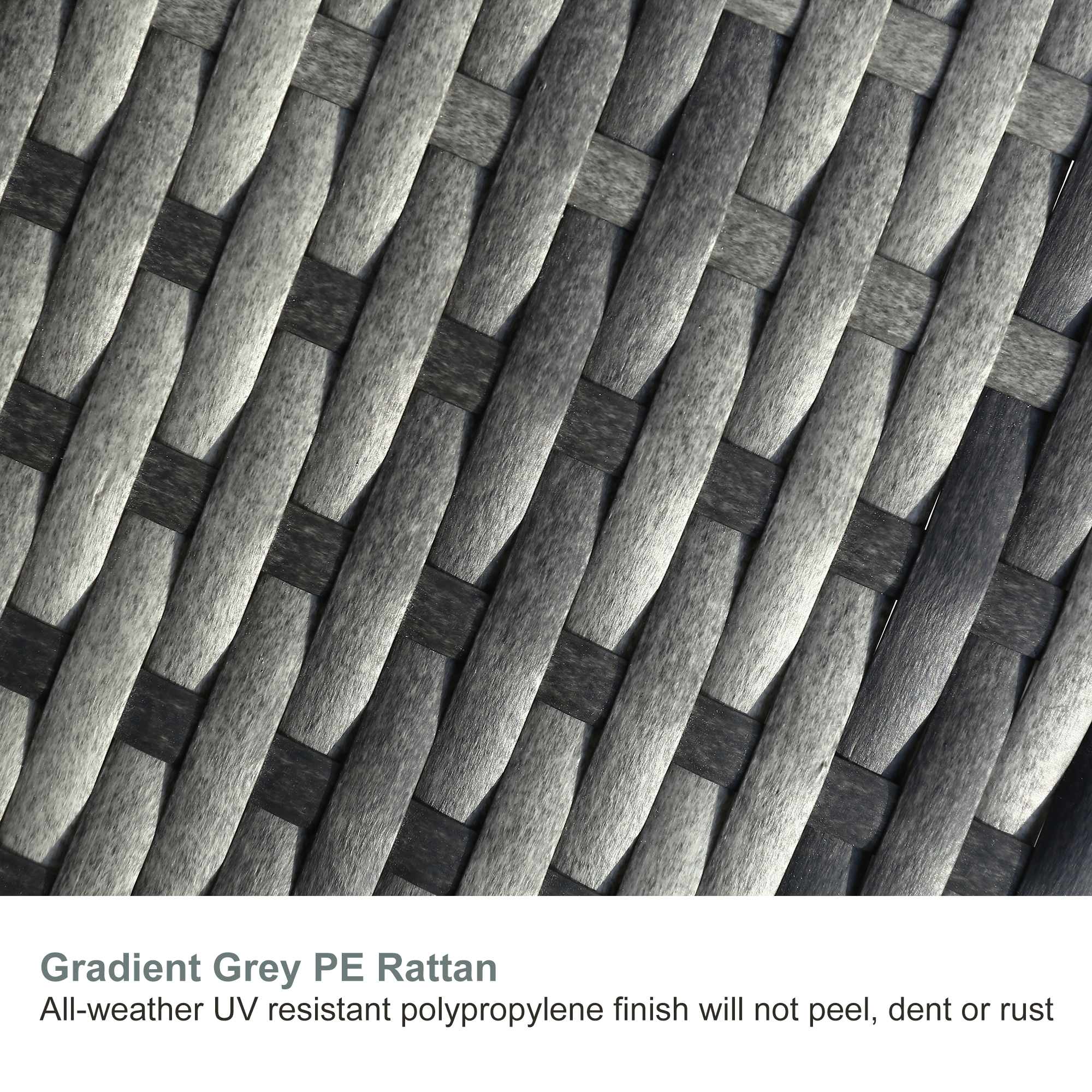 Poly Rattan Set, Garden Set, Seating Group, Sofa Lounge, Garden Lounge For 4-5 People,Lounge With Corner Sofa, Table & Cushions, Removable And Washable Fabric Cover, Grey