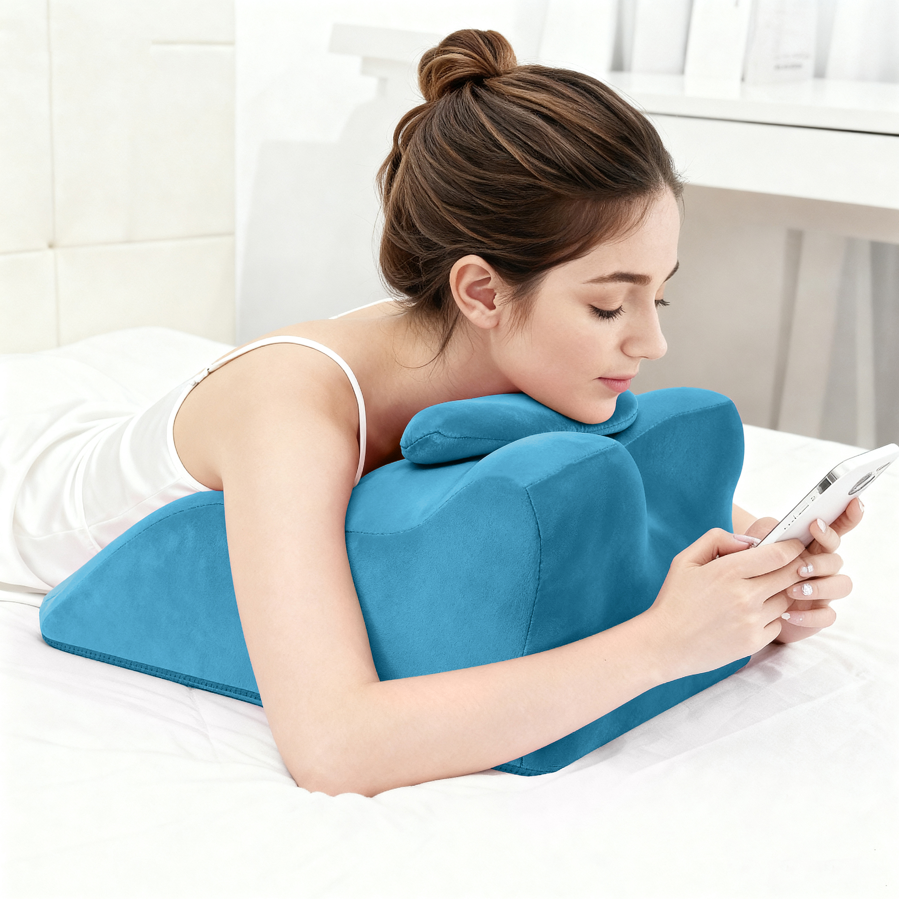 Ergonomic Support Posture Support & Multi Functional Bed Pillow
