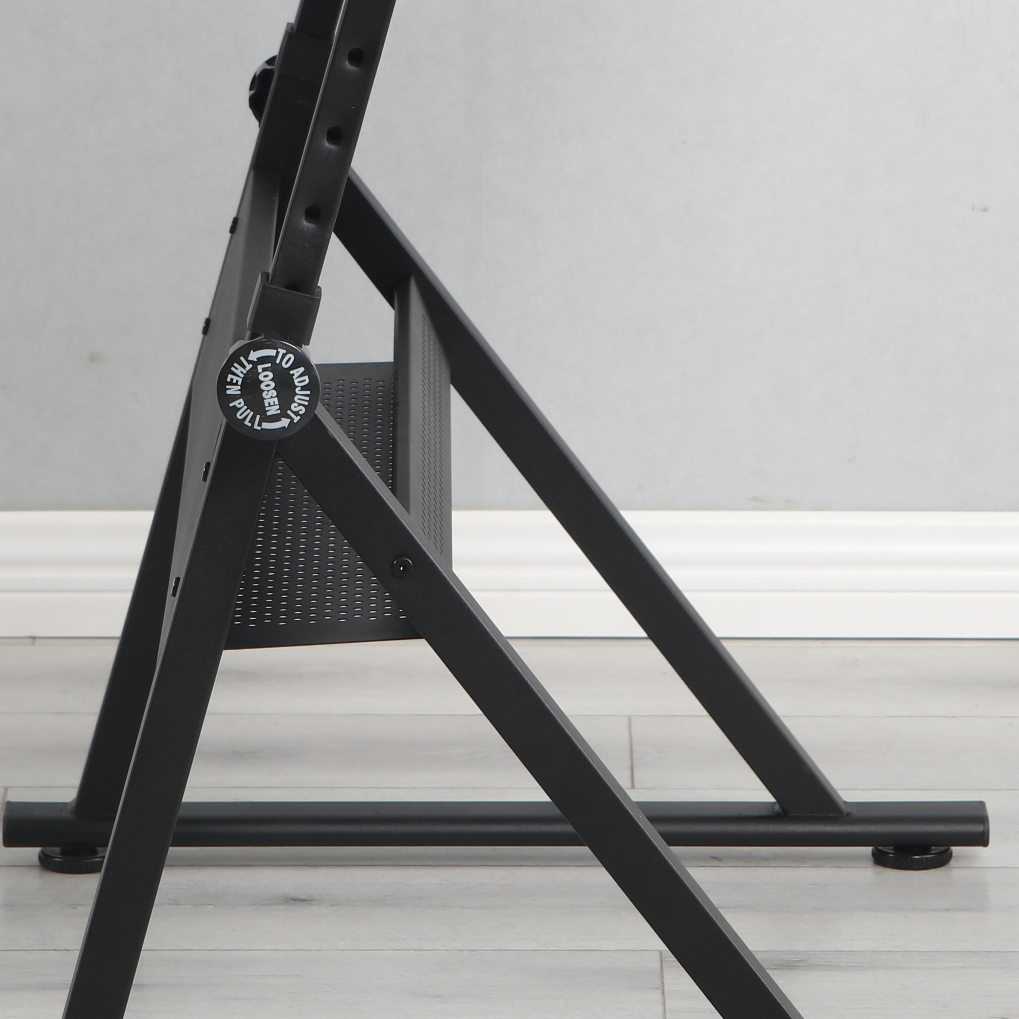 Drafting Table Adjustable Glass Top Artist Desk With Storage_voghion.com