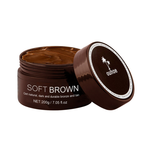 OUHOE Soft Brown, Summer Seaside Tanning Dark Tan Moisturizing Cream for Tanning Skin - 2