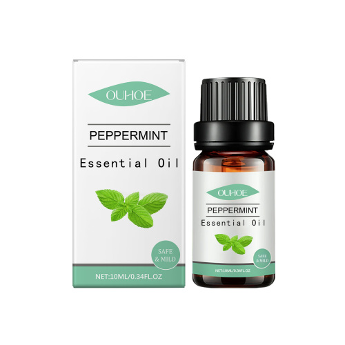 OUHOE Mint Skin Care Essential Oil, Living Room Office Mint Fragrance Body Soothing Long-Lasting Moisture Lock To Enhance Skin
