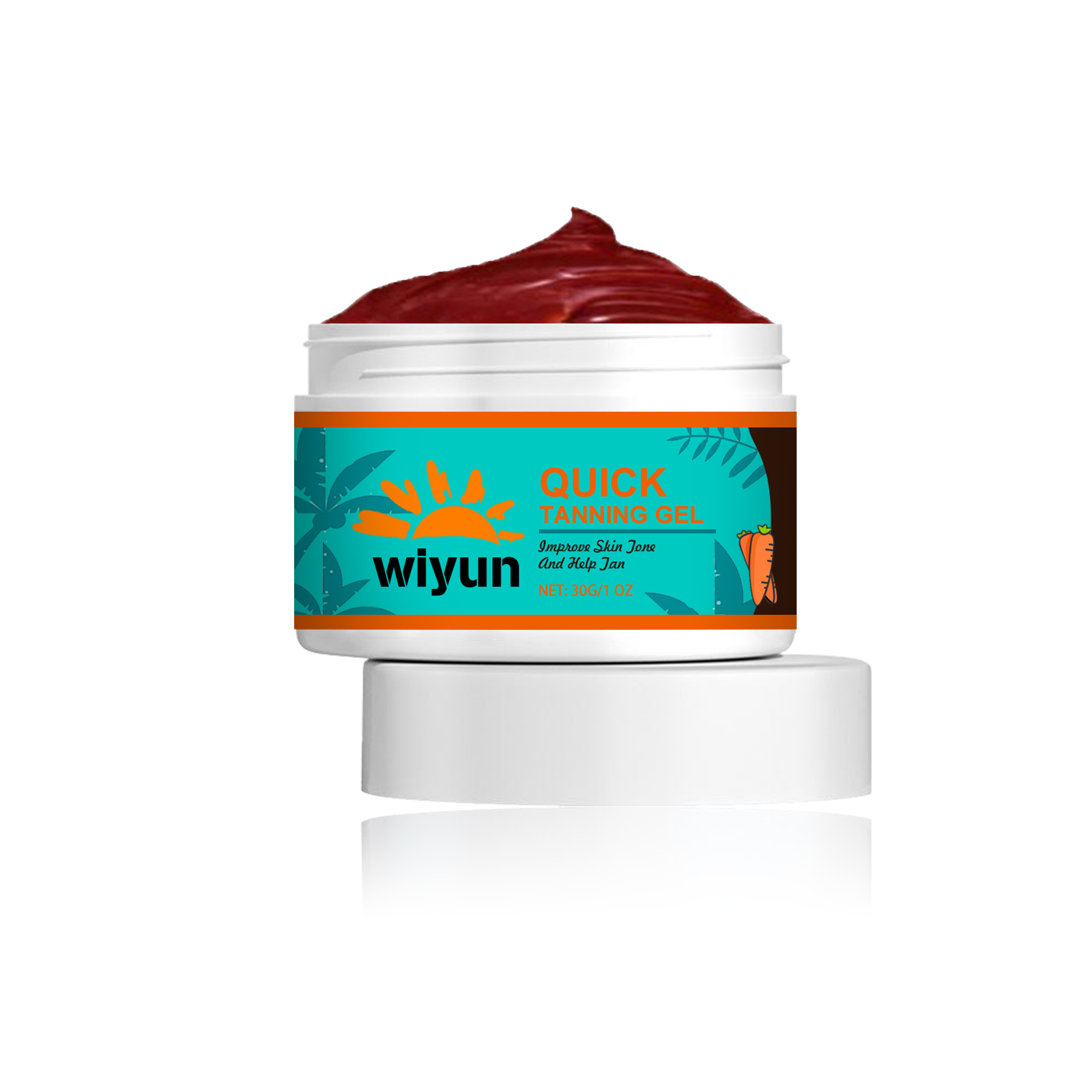 Wiyun Quick Tanning Gel, Tanner Repair Gel Bronzer Tanner Moisturizing And Nourishing Gel image 18