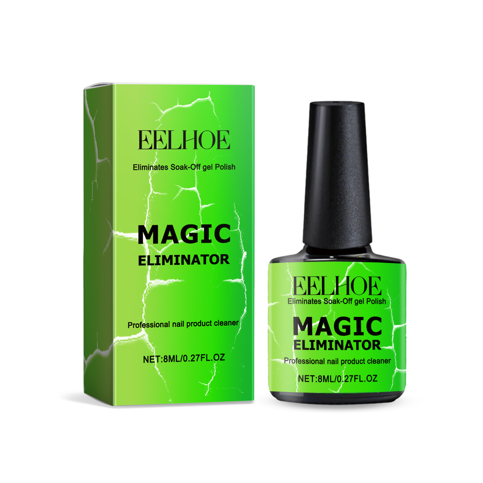 EELHOE Nail Polish Remover, Gentle Nail Polish Remover Solution For Easy Nail Polish Remover Primer