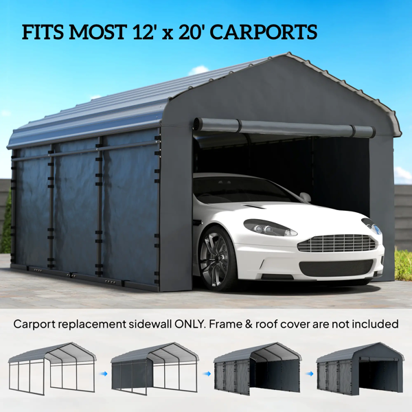 Carport Replacement Sidewall Panel_voghion.com