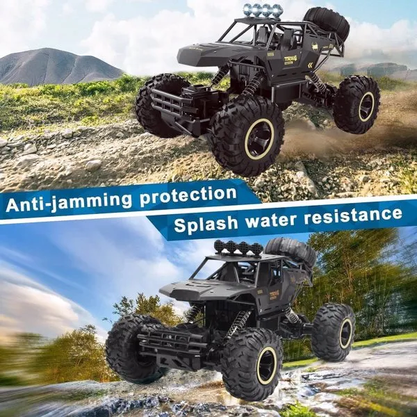 2026 3 Batteries 1-12 Rock Crawler Rechargeable Off Road Truck 4WD , Metal Shell LED Headlights RC Remote Control Off Road Car Truck,Logistics Is Randomly Sent By UPS&USPS&UNI&GOFO
