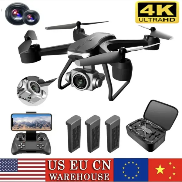 3 Battery V14 Professional Drone 6K HD