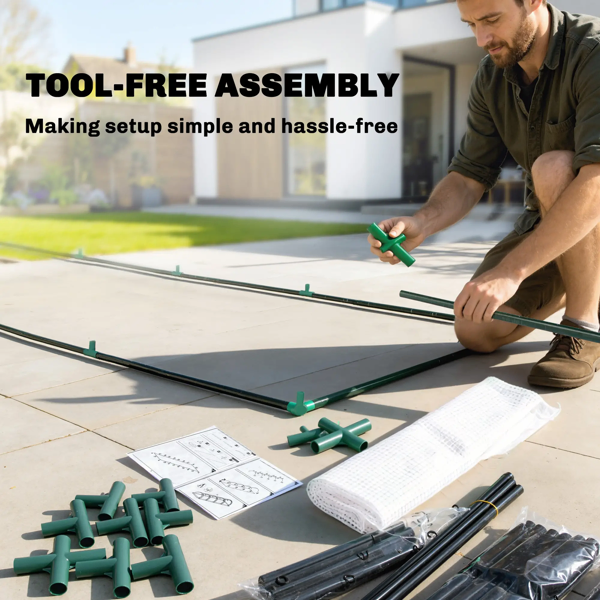 Garden Bed With Mini Greenhouse