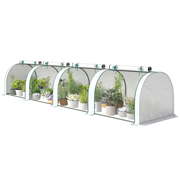 Garden Bed With Mini Greenhouse