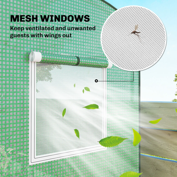 Garden Bed With Mini Greenhouse