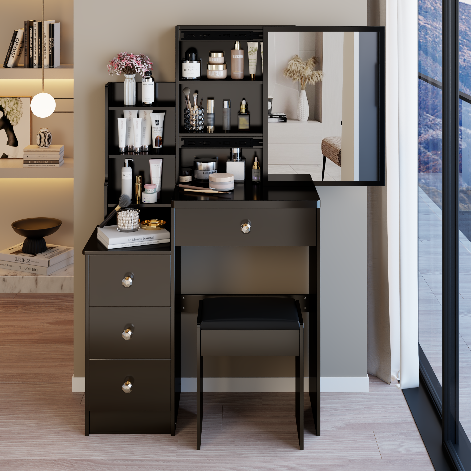 Vanity Table with Stool, picture 2 of 5