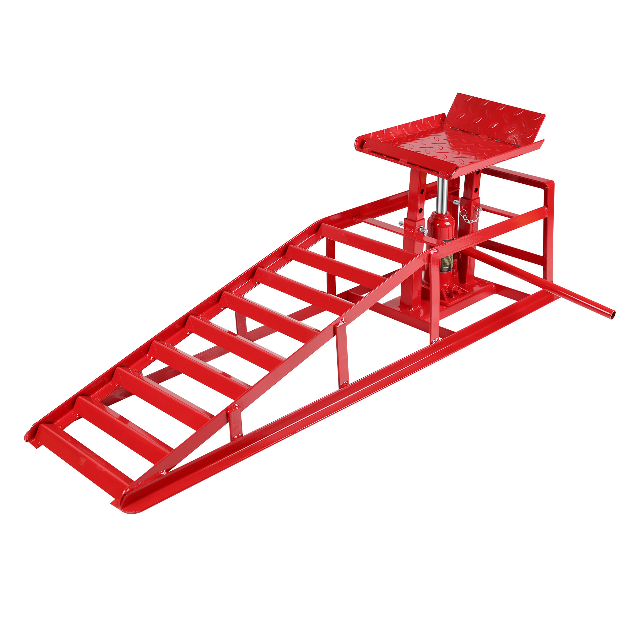 2PCS 5T Hydraulic Car Ramps, Heavy Duty Hydraulic Vehicle Ramps Lift Ramp, Portable Car Ramps For Oil Changes, Car Lifts For Home Garage, Vehicle Auto Garage Repair