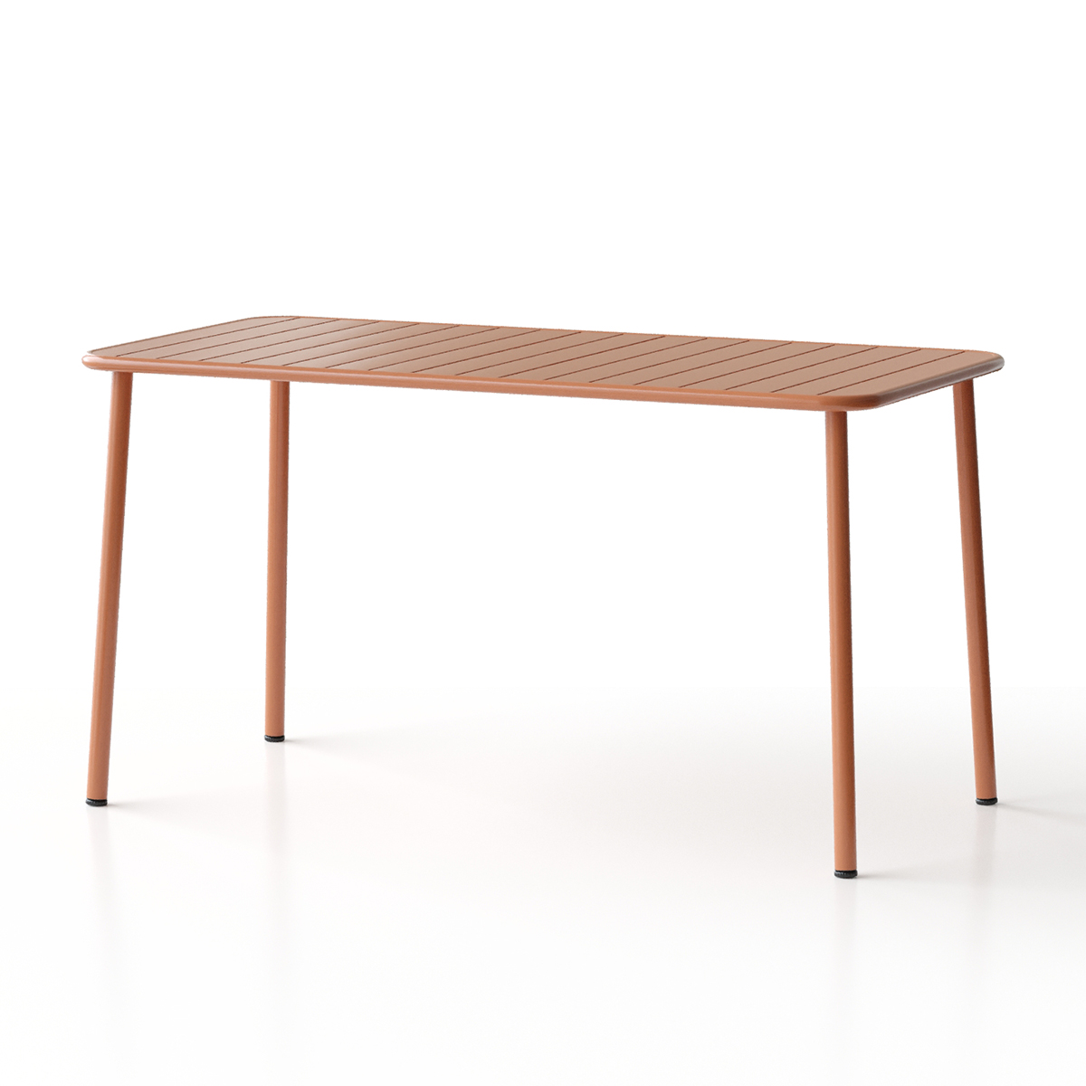 Sella Long Table Outdoor Red Dining Table Villa Courtyard Balcony Table Outdoor Leisure Table Simple Garden Waterproof Table