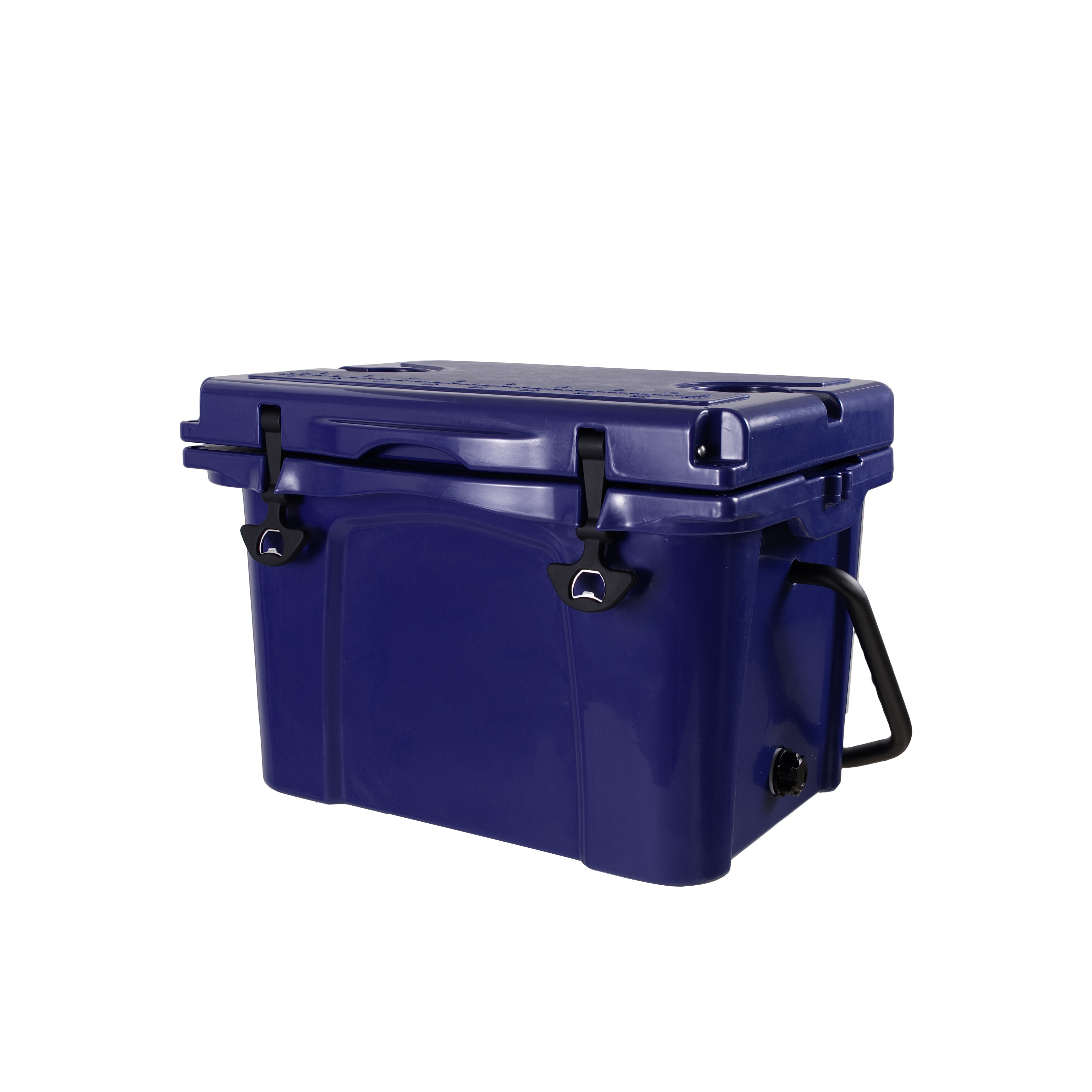 25QT Portable Cooler, Insulated Hard Cooler With Bottle Opener, Cup Holder, Forming Ruler, Travel, Beach, Camping, Fishing