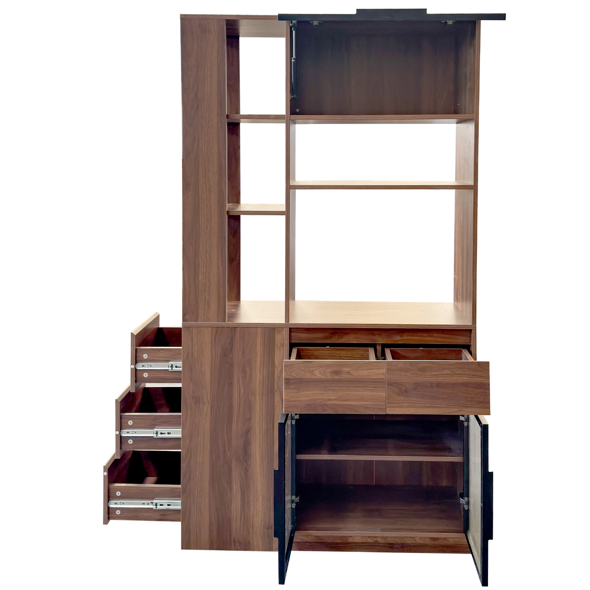 70.87 H Tall Storage Cabinet With Multi-functional Storage Spac, Modern Wooden Entrance Organizer For Hallway, Living Room