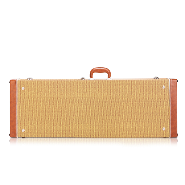 High Grade Electric Guitar Square Hard Case Flat Yellow