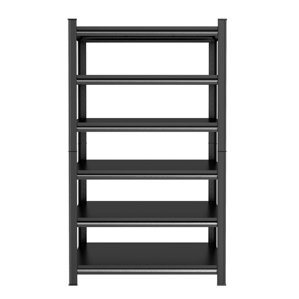 Garage Shelving Units 2400LBS Heavy Duty Storage Shelves Adjustable Metal Shelf 6 Tier Garage Storage Rack For Kitchen, Laundry Room, Industrial, Warehouse 39.37" W*19.70" D*82" H, Black