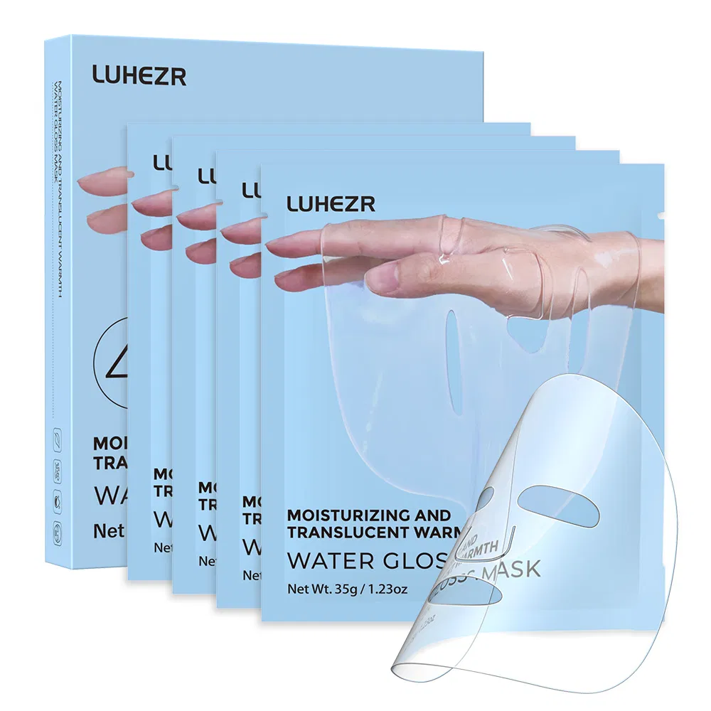 5 SHEETS/BOX Deep Collagen Anti Wrinkle Lifting Mask Pink To Transparent... 6