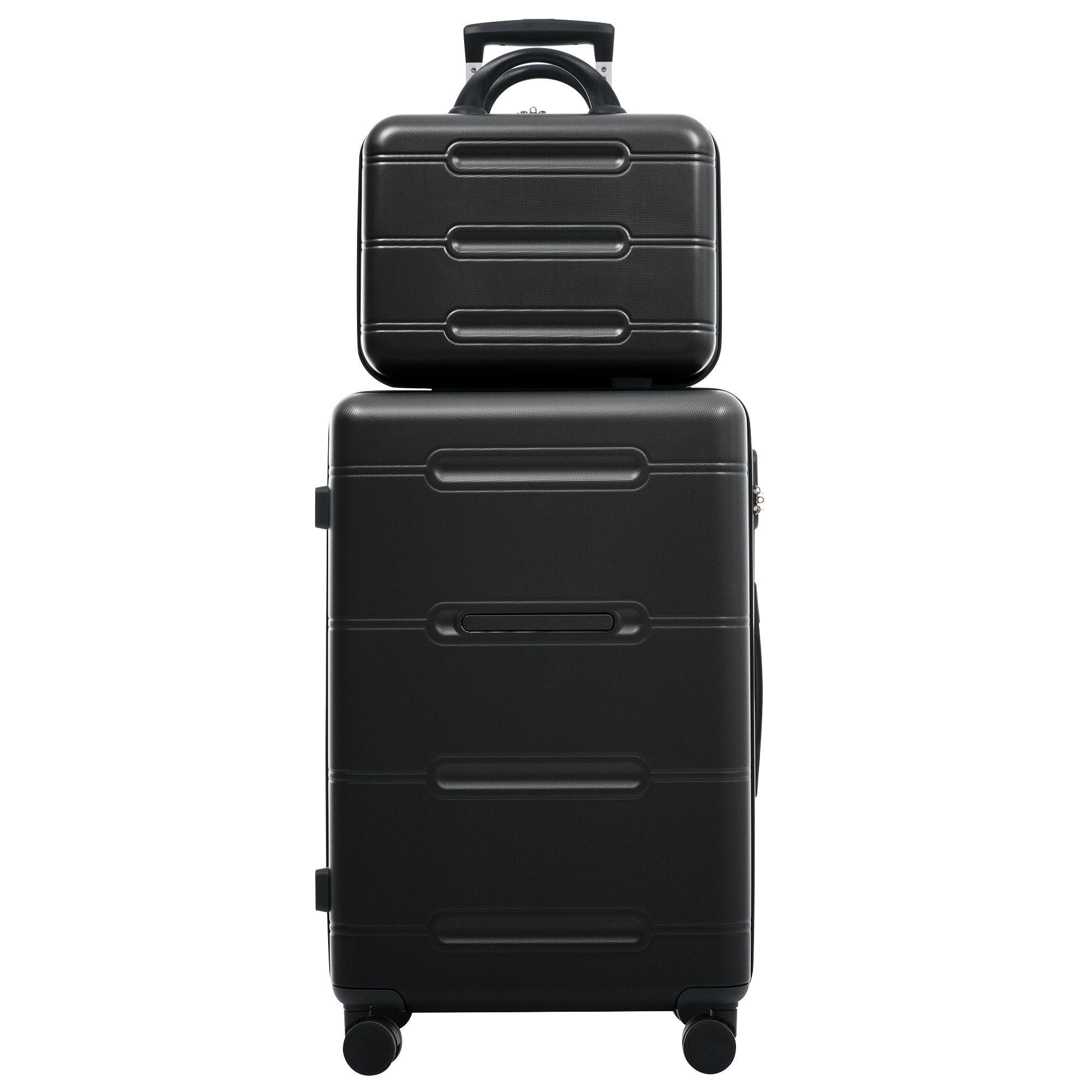 Luggage Set 6 Piece Lightweight Hardshell Suitcase Spinner Wheels_voghion.com