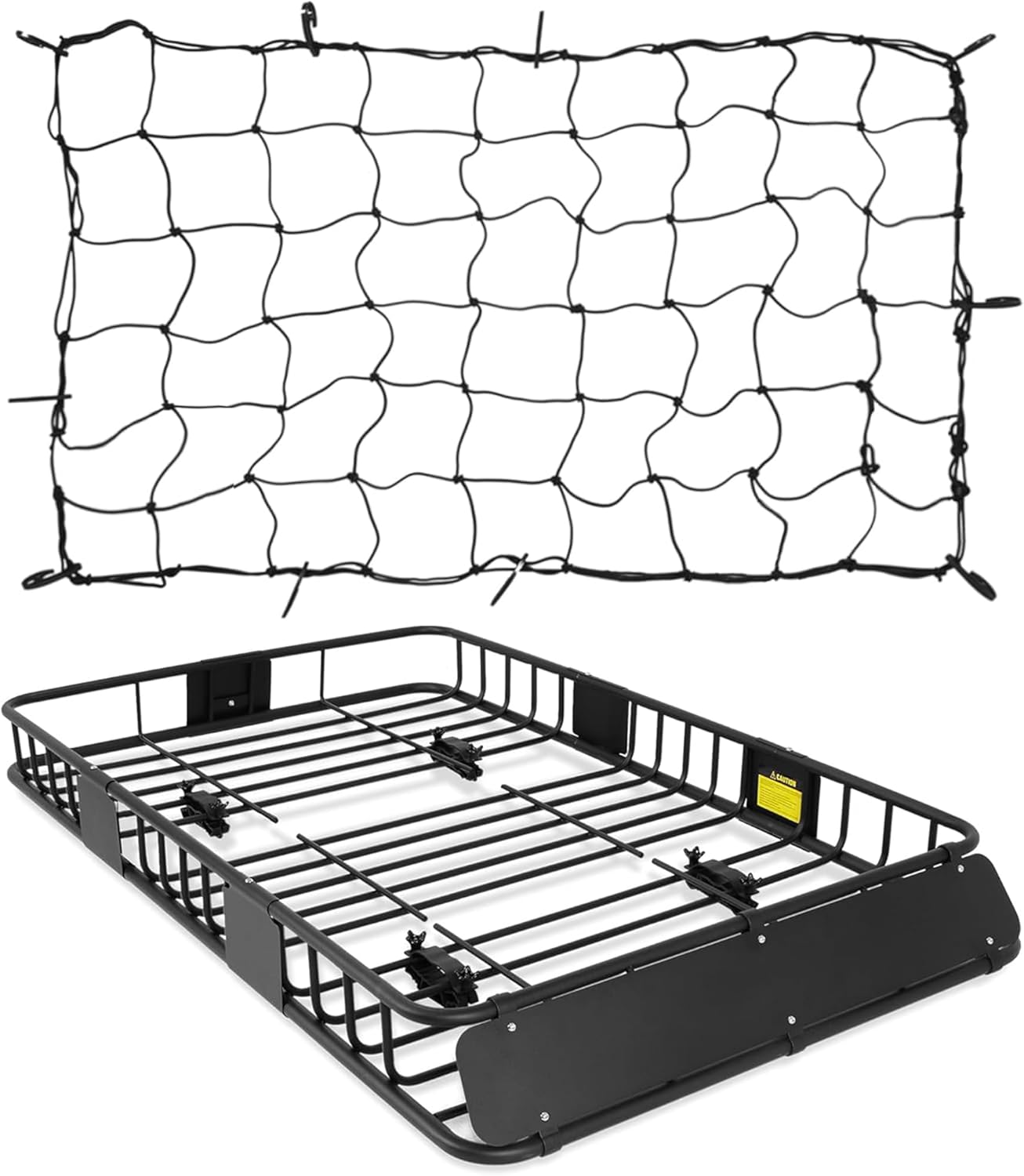 Canasta de Techo Universal para Auto - Porta Equipaje 64x39 con Capacidad 250 Lbs - imagen 1